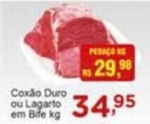 Rossi Supermercado Coxão Duro ou Lagarto em Bife 1kg oferta