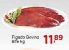 Rossi Supermercado Figado Bovino Bife 1kg oferta