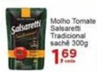 Rossi Supermercado Molho Tomate Salsaretti Tradicional Sachê 300g oferta