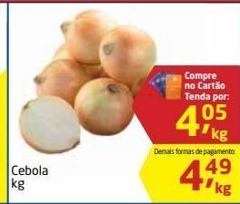 Tenda Atacado Cebola kg oferta