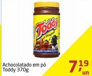 Tenda Atacado Achocolatado em pó toddy 370g oferta