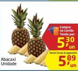 Tenda Atacado Abacaxi un oferta