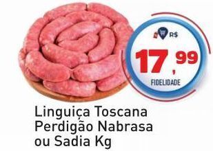 Tonin Superatacado Linguiça toscana perdigão nabrasa ou sadia kg oferta