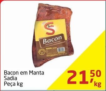 Tenda Atacado Bacon em manta sadia kg oferta