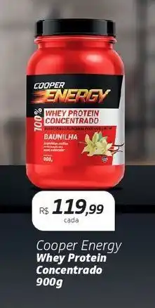 Cooper energy whey protein concentrado 900g