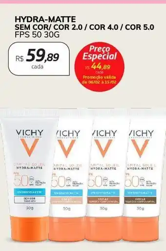Vichy capital soleil hydra matte fps50 30g