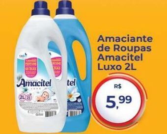 Tonin Superatacado Amaciante de roupas amacitel luxo 2l oferta