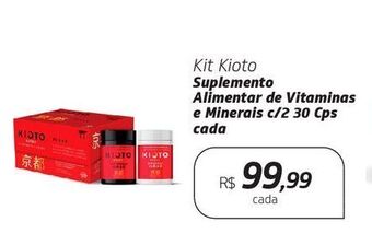 Drogal Kit kioto suplemento alimentar de vitaminas e minerais c/2 30 cps cada oferta