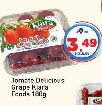Tonin Superatacado Tomate delicious grape kiara foods 180g oferta