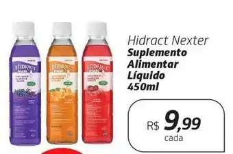 Drogal Hidract nexter suplemento alimentar líquido 450ml oferta