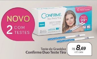 Drogal Teste de gravidez confirme duo teste tira c/2 oferta