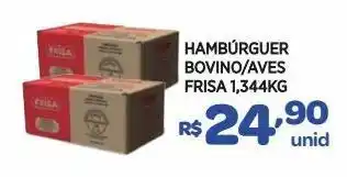Hambúrguer bovino/aves frisa 1,344kg