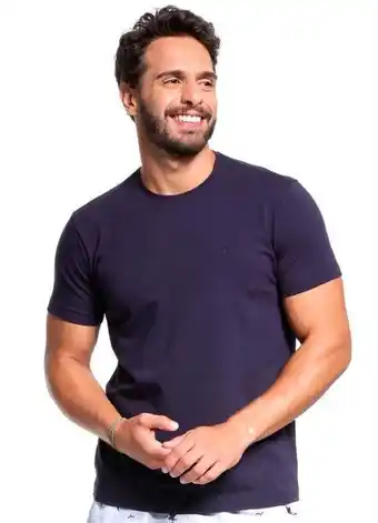 Posthaus Svk confort - camiseta mc cotton light azul marinho oferta