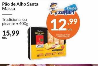 Zaffari Pão de alho santa massa oferta