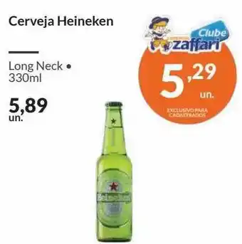 Zaffari Cerveja heineken long neck oferta