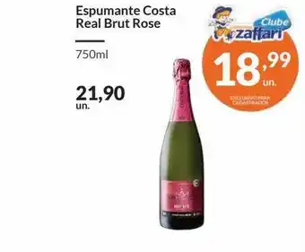 Zaffari Espumante costa real brut rose oferta