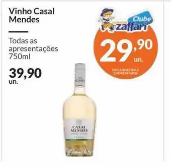Zaffari Vinho casal mendes oferta
