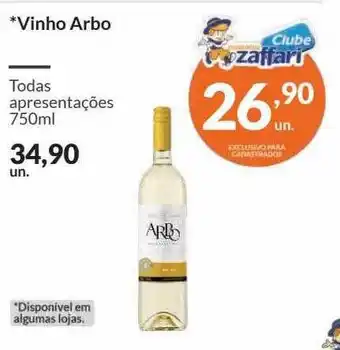 Zaffari Vinho arbo oferta