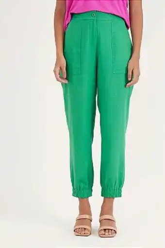Opção Jeans Calça valli verde oferta