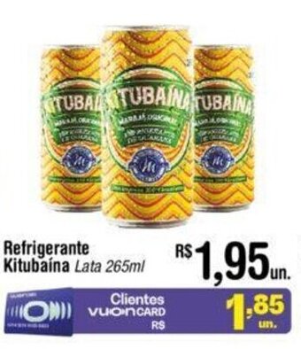 Fort Atacadista Refrigerante Kitubaína lata 265ml oferta