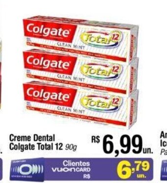 Fort Atacadista Creme Dental Colgate Total 12 90g oferta