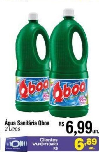 Fort Atacadista Água Sanitária Qboa 2L oferta