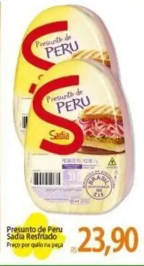Atacadão Presunto de Peru Sadia Resf. 1kg oferta