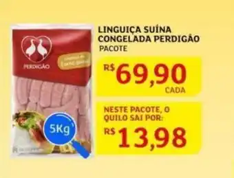 Assaí Atacadista Linguiça Suína congelada Perdigão pacote oferta