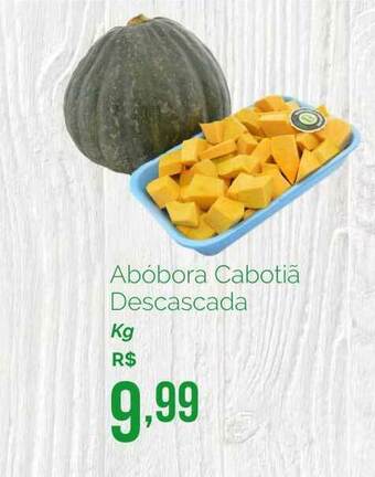 Oba Hortifruti Abóbora Cabotiã Descascada 1kg oferta