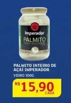Assaí Atacadista Palmito Inteiro de Açaí Imperador 300g oferta