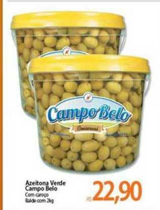 Atacadão Azeitona Verde Campo Belo 2kg oferta