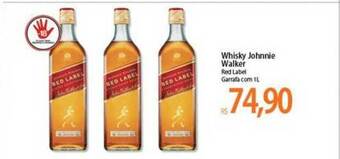 Atacadão Whisky Johnnie Walker 1L oferta