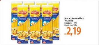Atacadão Mcarrão Com Ovos Vitarella 500g oferta