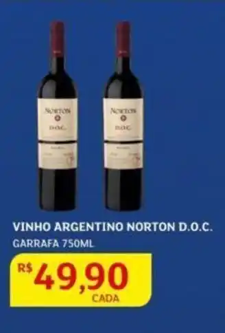 Assaí Atacadista Vinho Argentino Norton D.O.C 750ml oferta