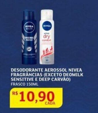 Assaí Atacadista Desodorante Aerossol Nivea Frag. 150ml oferta