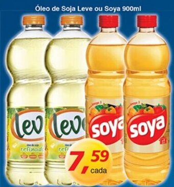 Supermercados Guanabara Oleo de Soja Leve ou Soya 900ml oferta