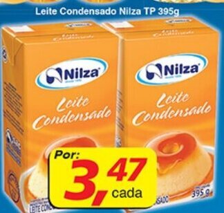 Supermercados Guanabara Leite condensado Nilza 395g oferta