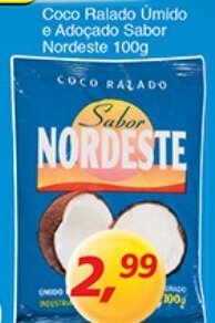 Supermercados Guanabara Coco Ralado Umido e Adocado Sabor Nordeste 100g oferta