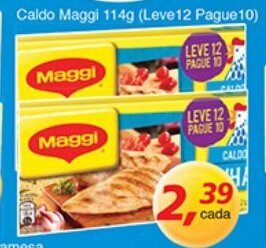 Supermercados Guanabara Caldo Maggi 114g oferta