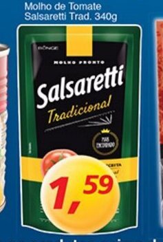 Molho de Tomate Salsaretti Tradicional 340g