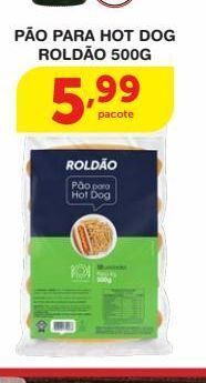 Roldão Pão para hot dog roldão 500g oferta