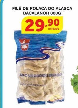 Roldão Filé de polaca do alasca oferta