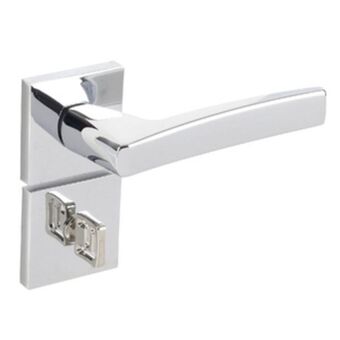 Leroy Merlin Fechadura para porta de banheiro cromado 55mm comum com roseta acqua star pado oferta