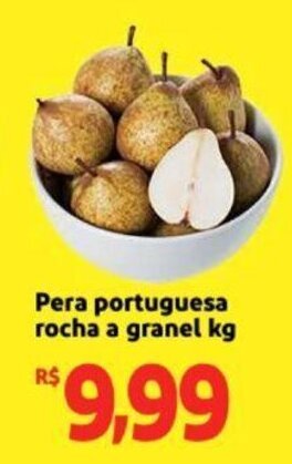 Pera portuguesa rocha a granel 1kg