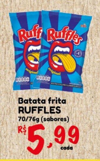 Cometa Supermercados Batata Frita Ruffles 70g/76g oferta