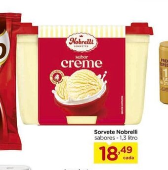 Carrefour Sorvete Nobrelli 1.3L oferta