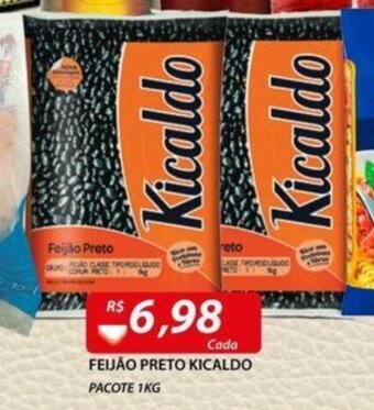 Assaí Atacadista Feijão Preto Kicaldo pacote 1kg oferta