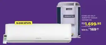 DB Supermercados Ar condicionado split agratto vogga 12000btu oferta