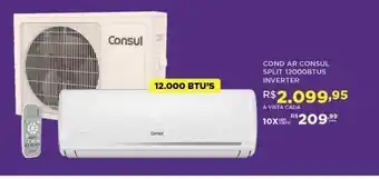 Cond ar consul split 12000 btus inverter