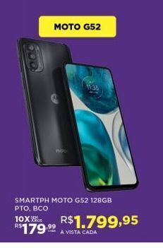 DB Supermercados Smartph moto g52 128gb pto,bco oferta